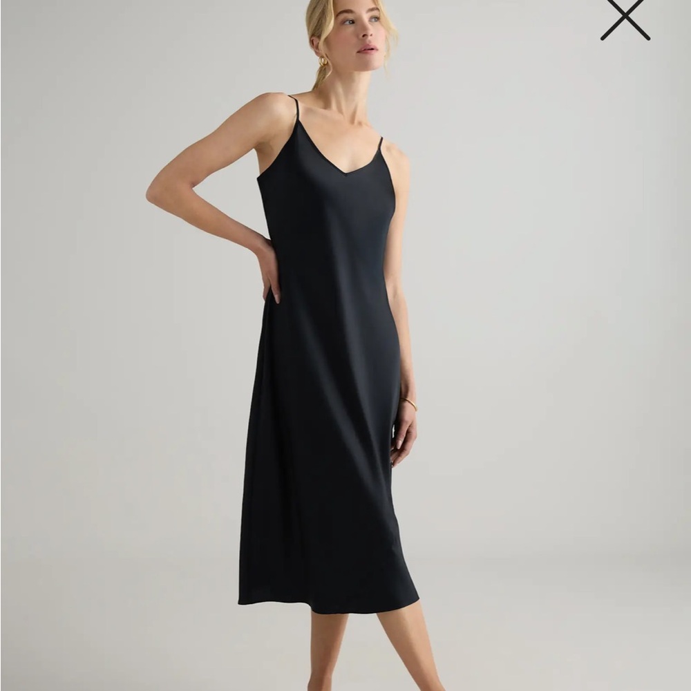 Quince Black Maxi Dress